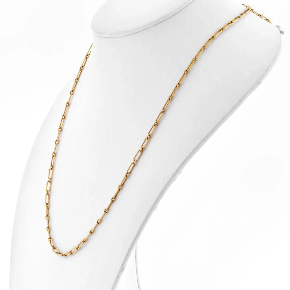 Carthttier 18K Yellow Gold 26 inches Chain Necklace