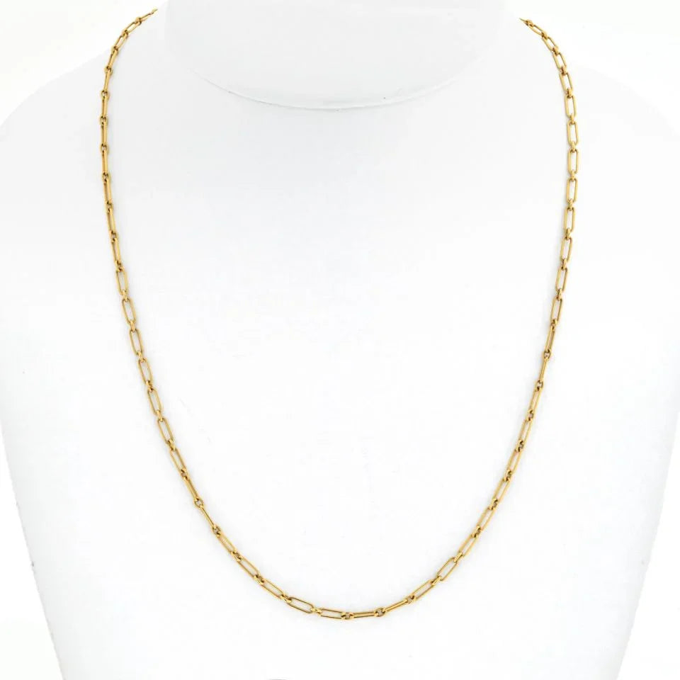 Carthttier 18K Yellow Gold 26 inches Chain Necklace
