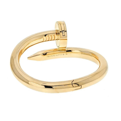 Carthttier Juste Un Clou 18K Yellow Gold Large Model Size 18 Bracelet