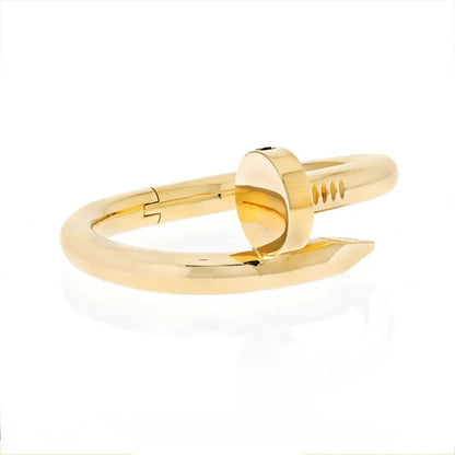 Carthttier Juste Un Clou 18K Yellow Gold Large Model Size 18 Bracelet