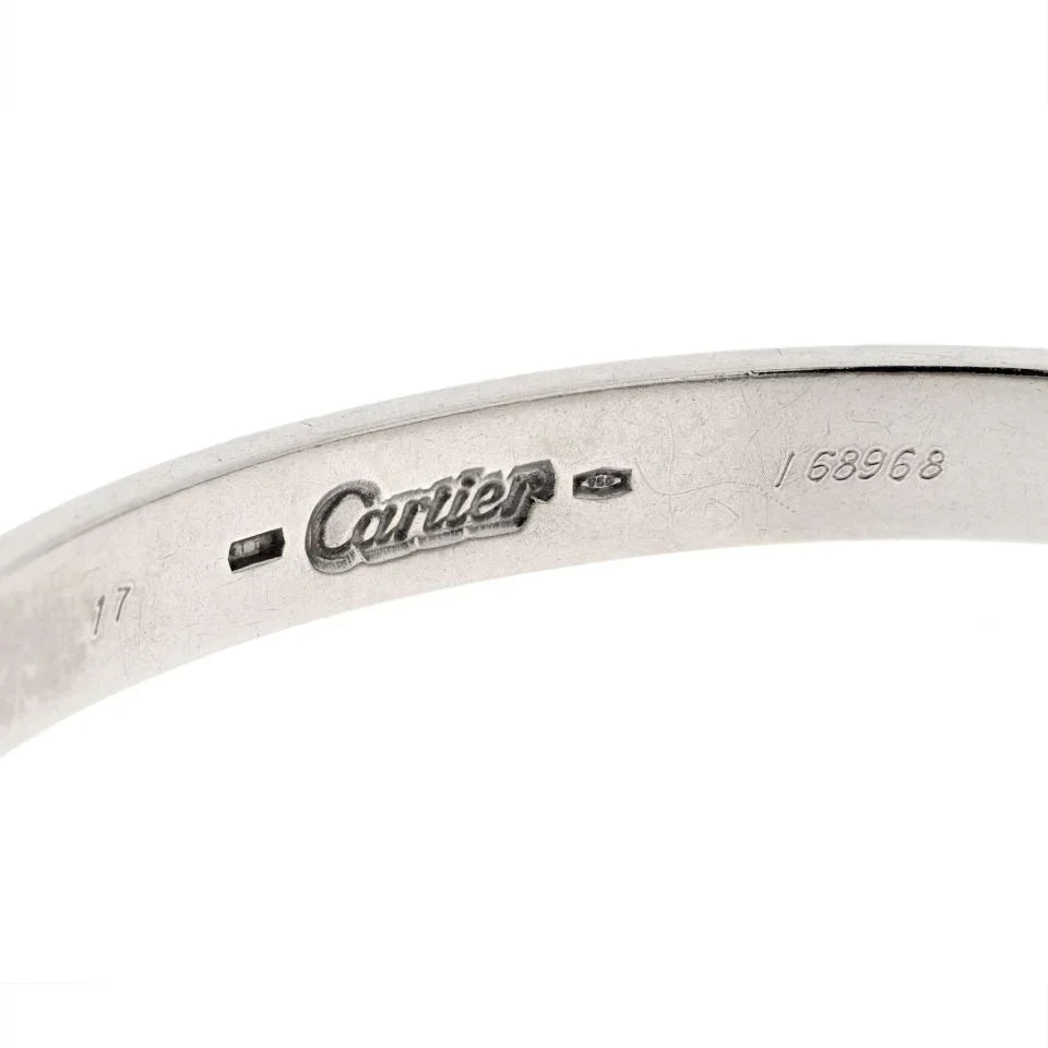 Carthttier 18K White Gold 1993 Love Bracelet Size 17 Bracelet