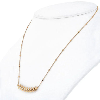 Carthttier 18K Yellow Gold Clash Diamond Necklace