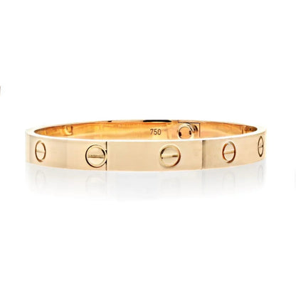 Carthttier Love 18K Rose Gold Love Size 17 Bracelet