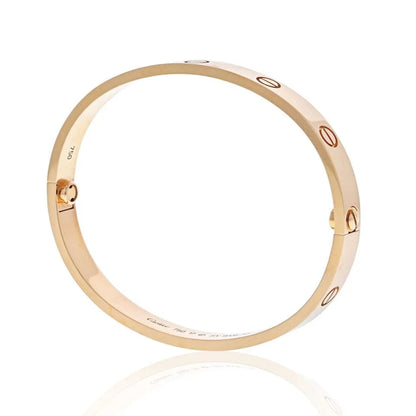 Carthttier Love 18K Rose Gold Love Size 17 Bracelet
