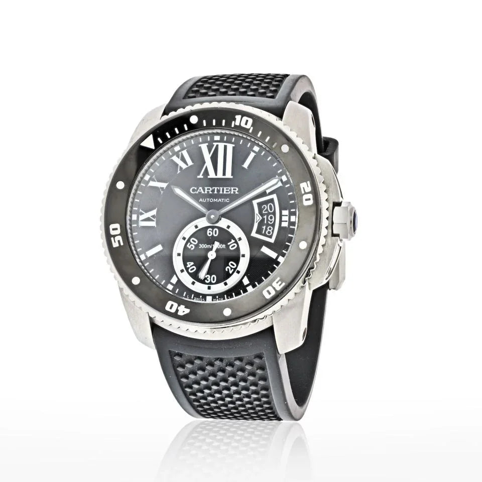 Carthttier Stainless Steel Calibre De Carthttier 42mm Automatic Men Wrist Watch