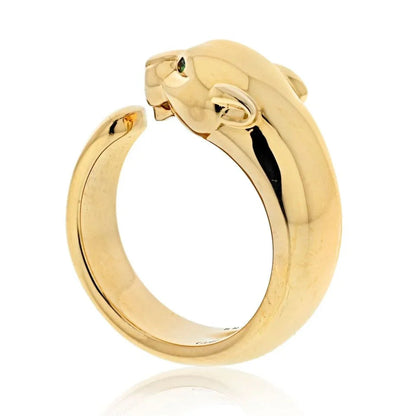 Carthttier 18K Yellow Gold Panthere De Carthttier Size 58 Ring