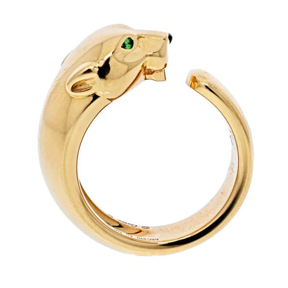Carthttier 18K Yellow Gold Panthere De Carthttier Size 55 Ring