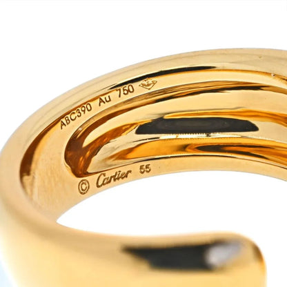 Carthttier 18K Yellow Gold Panthere De Carthttier Size 55 Ring
