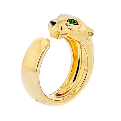 Carthttier 18K Yellow Gold Panthere De Carthttier Size 55 Ring