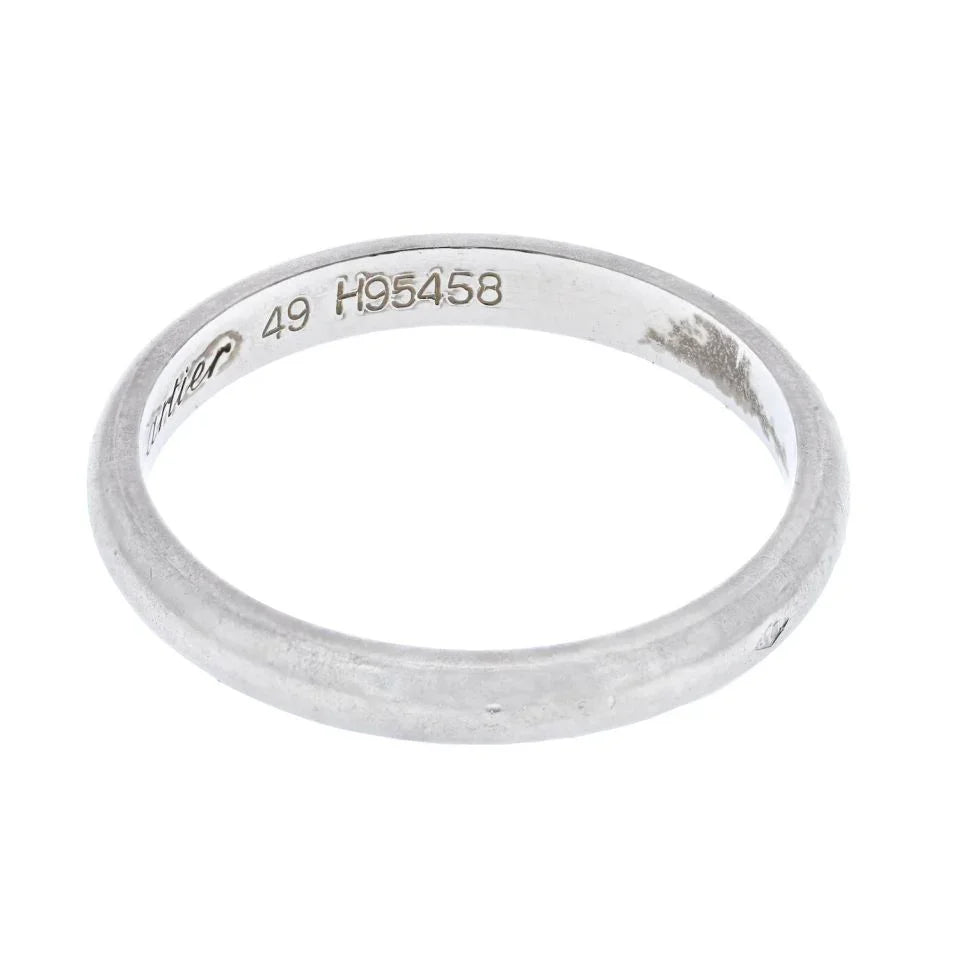 Carthttier Platinum Classic EU 49 Wedding Band