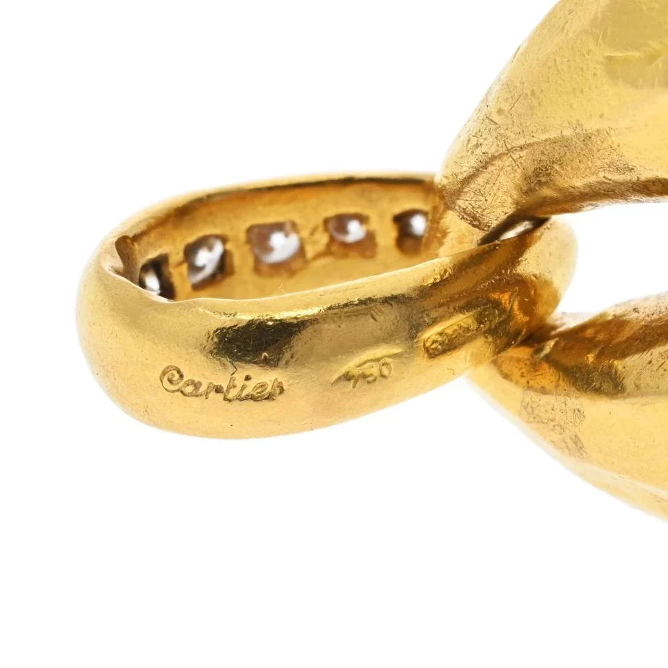 Carthttier 18K Yellow Gold Iconic Panthere Pendant