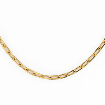 Carthttier 18K Yellow Gold Santos Link With Carthttier Certificate Necklace