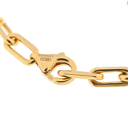 Carthttier 18K Yellow Gold Santos Link With Carthttier Certificate Necklace