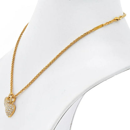 Carthttier 18K Yellow Gold Two Diamond Heart Charms On A Chain Necklace