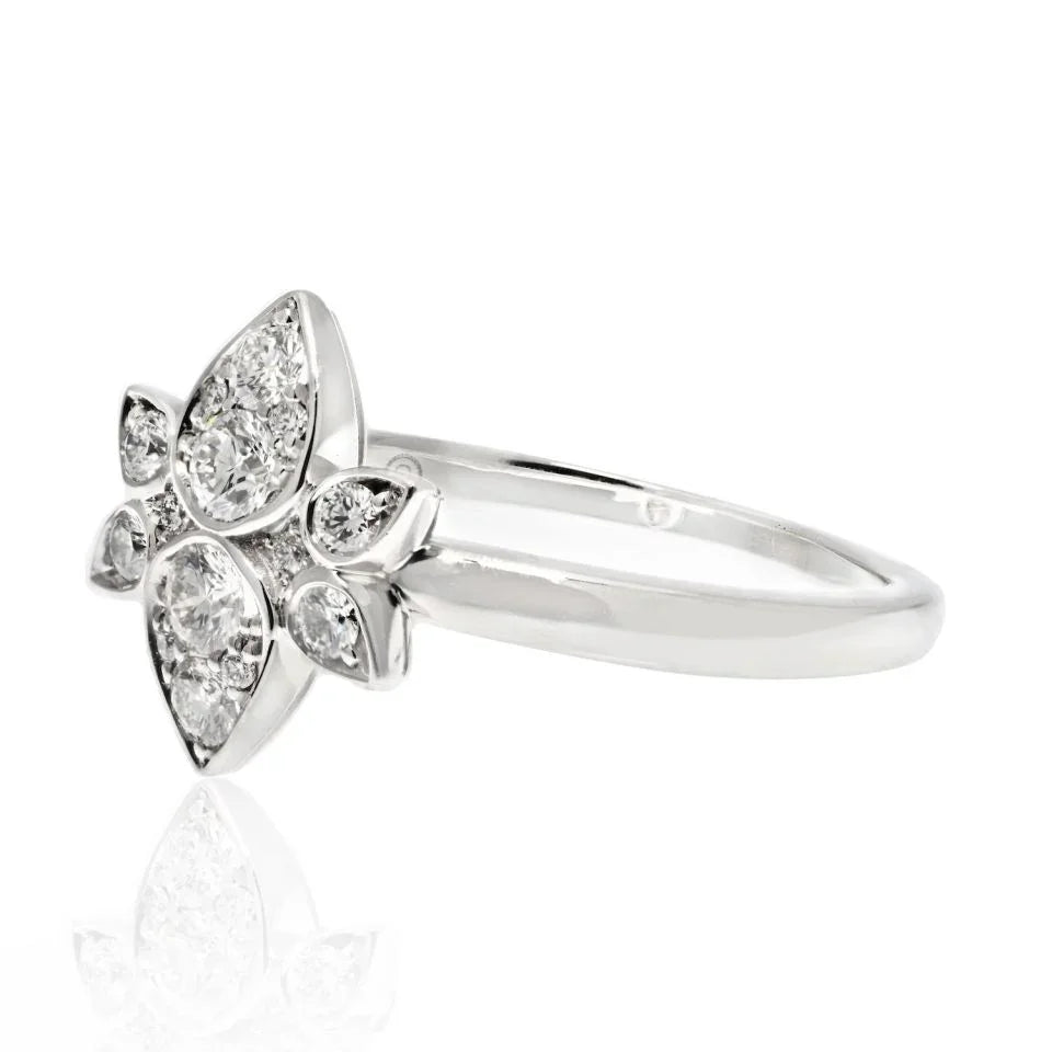 Carthttier 18K White Gold Carthttier Inde Myst¨¦rieuse Diamond Ring