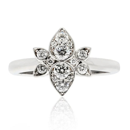 Carthttier 18K White Gold Carthttier Inde Myst¨¦rieuse Diamond Ring