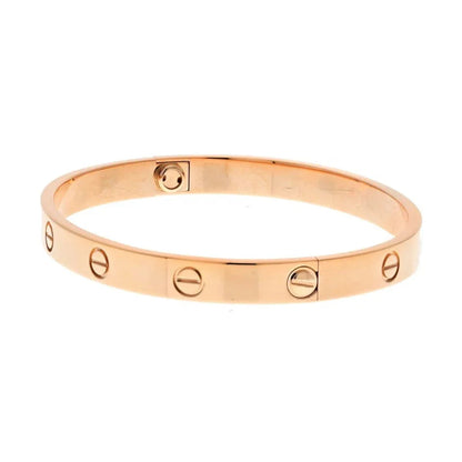 Carthttier Love 18K Rose Gold Love Size 18 Bracelet