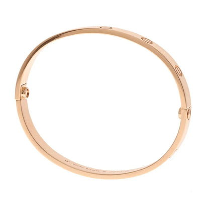 Carthttier Love 18K Rose Gold Love Size 18 Bracelet