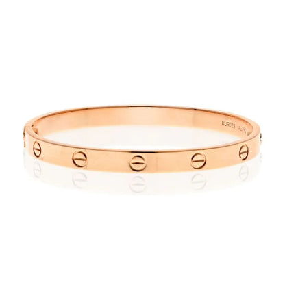 Carthttier Love 18K Rose Gold Love Size 18 Bracelet