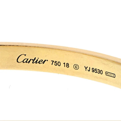Carthttier Love 18K Yellow Gold Love Size 18 Bracelet