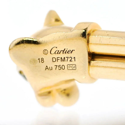 Carthttier 18K Yellow Gold Double Head Panthere Bracelet