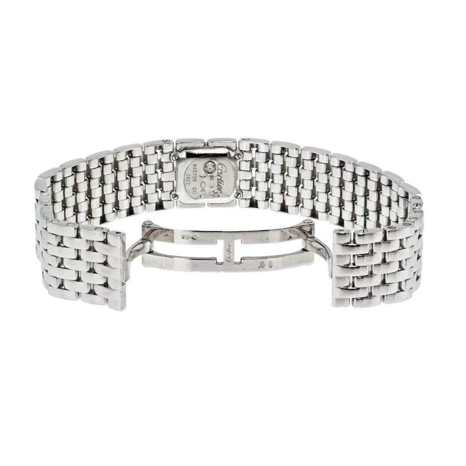 Carthttier Panthere 2422 18K White Gold Diamond Ladies Watch
