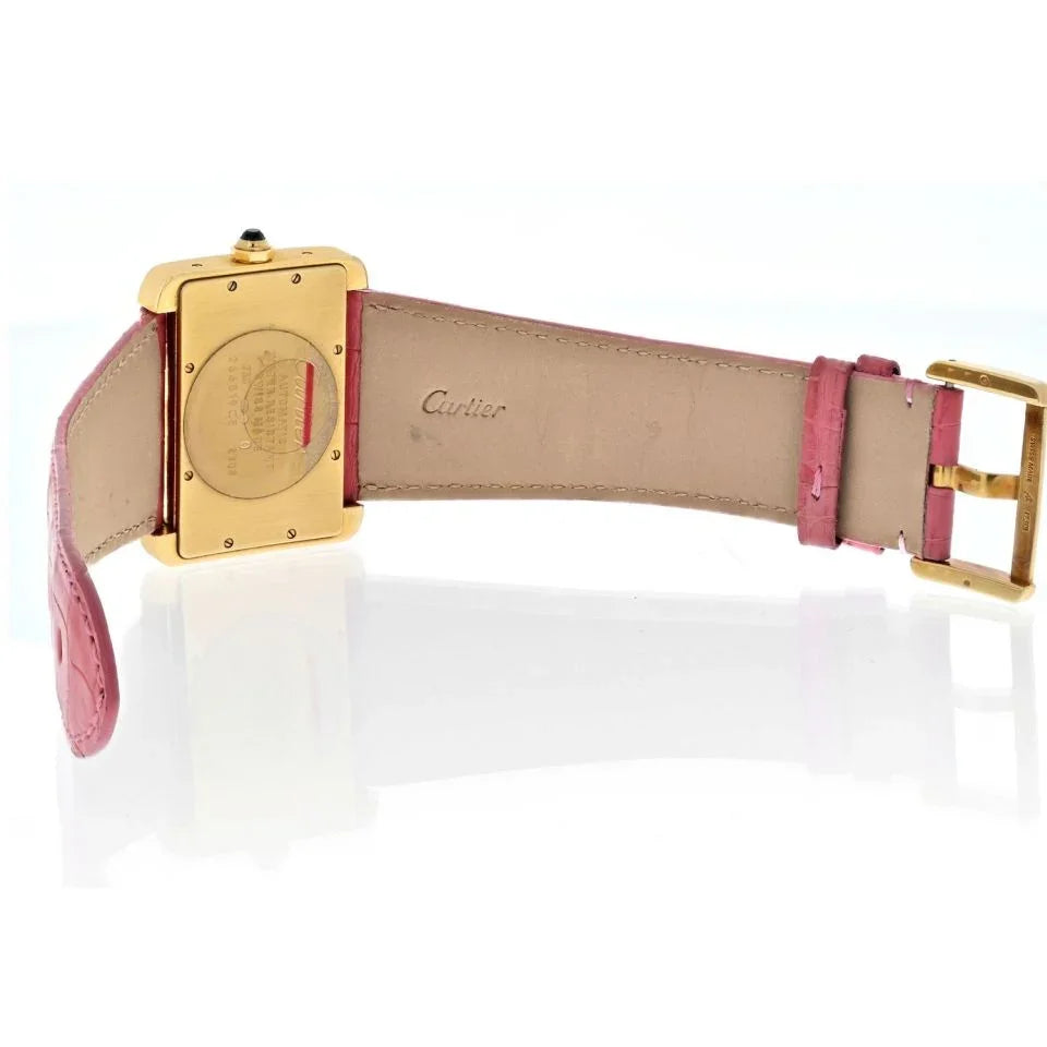 Carthttier 18K Yellow Gold Divan 38mm Women Watch