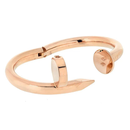 Carthttier Juste Un Clou 18K Rose Gold Large Model Size 18 With Paperwork Bracelet