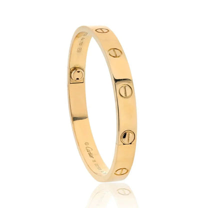 Carthttier Love 18K Yellow Gold Size 16 With Screwdriver Bracelet