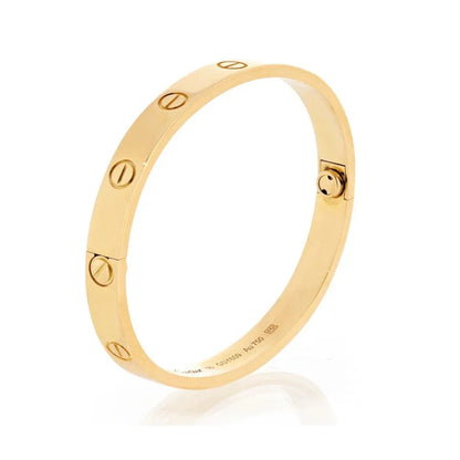 Carthttier Love 18K Yellow Gold Size 16 With Screwdriver Bracelet
