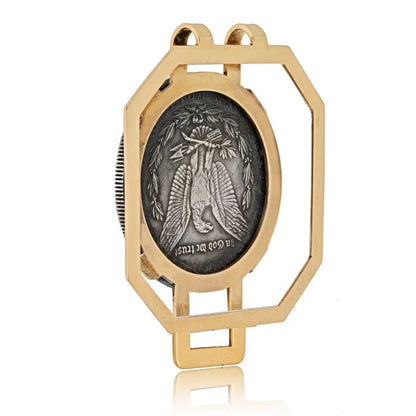 Carthttier 14K Yellow Gold 1881 Coin E Pluribus Money Clip