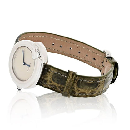 Carthttier 18K White Gold Panthere De Carthttier 1925 Ref. 2476 28mm Women Watch