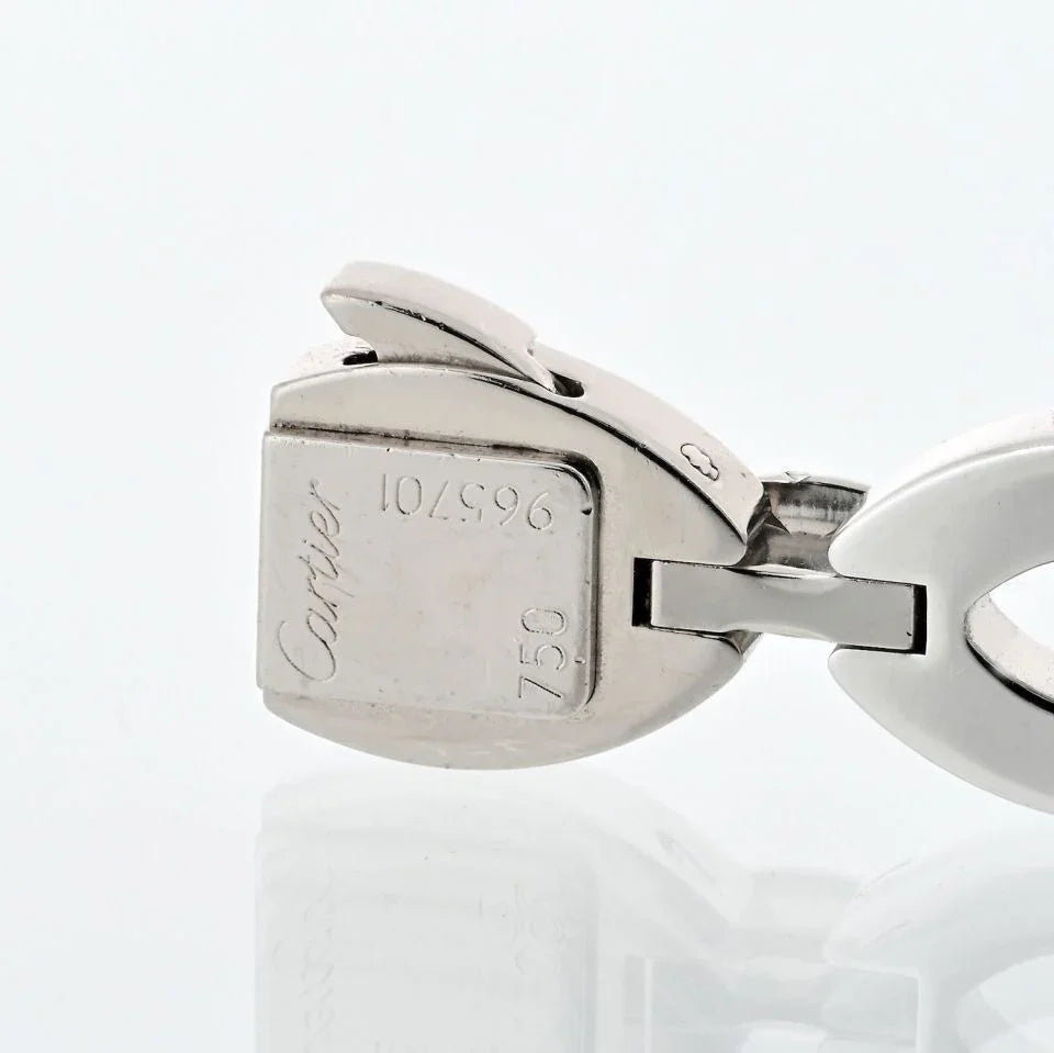 Carthttier 18K White Gold Diadea Diamond Bracelet