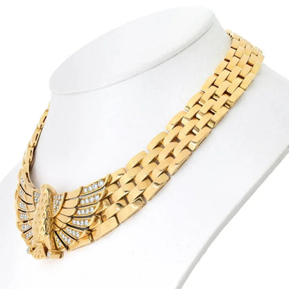 Carthttier Platinum & 18K Yellow Gold  Necklace