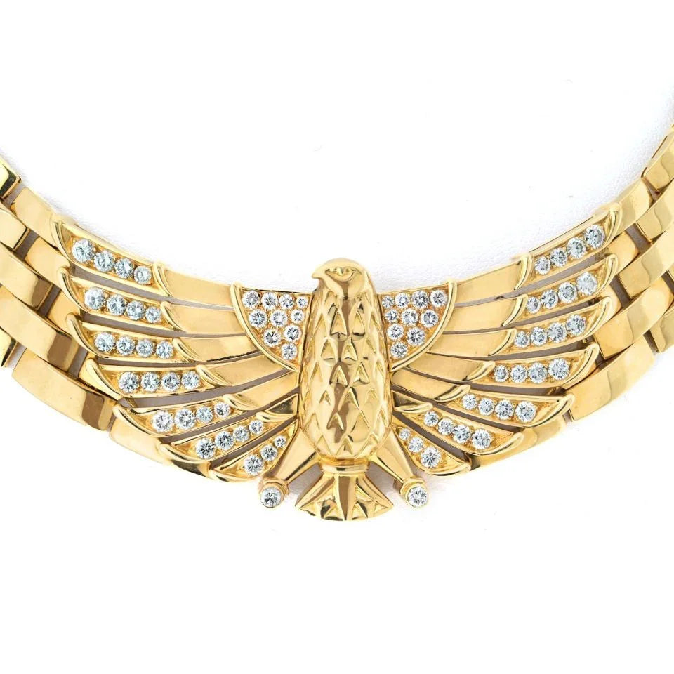 Carthttier Platinum & 18K Yellow Gold  Necklace