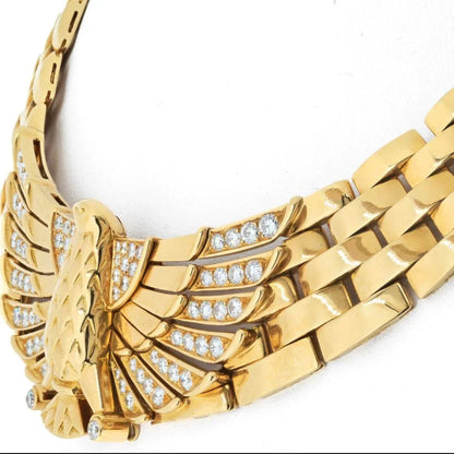 Carthttier Platinum & 18K Yellow Gold  Necklace