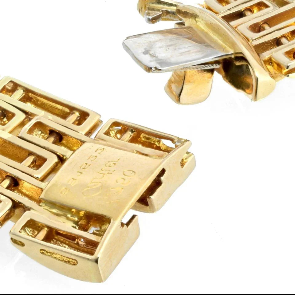 Carthttier Platinum & 18K Yellow Gold  Necklace