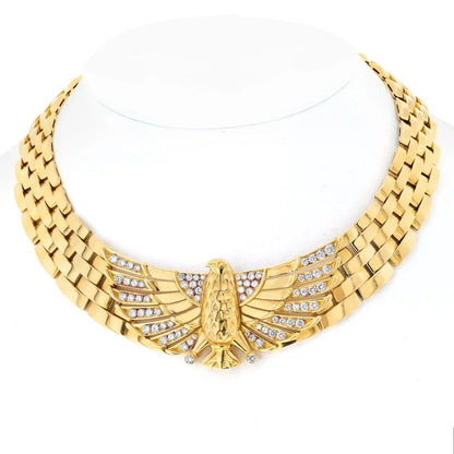 Carthttier Platinum & 18K Yellow Gold  Necklace
