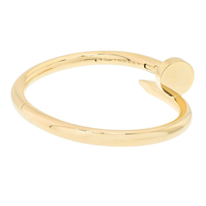 Carthttier Juste Un Clou 18K Yellow Gold Medium Model Size 17 Bracelet