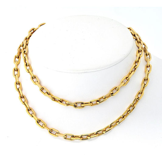 Carthttier Santos Dumont 18K Yellow Gold Classic Necklace