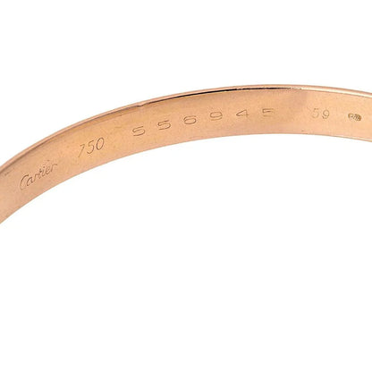 Carthttier 18K Tri Color Larger Model (Wider) Trinity Bangle Bracelet