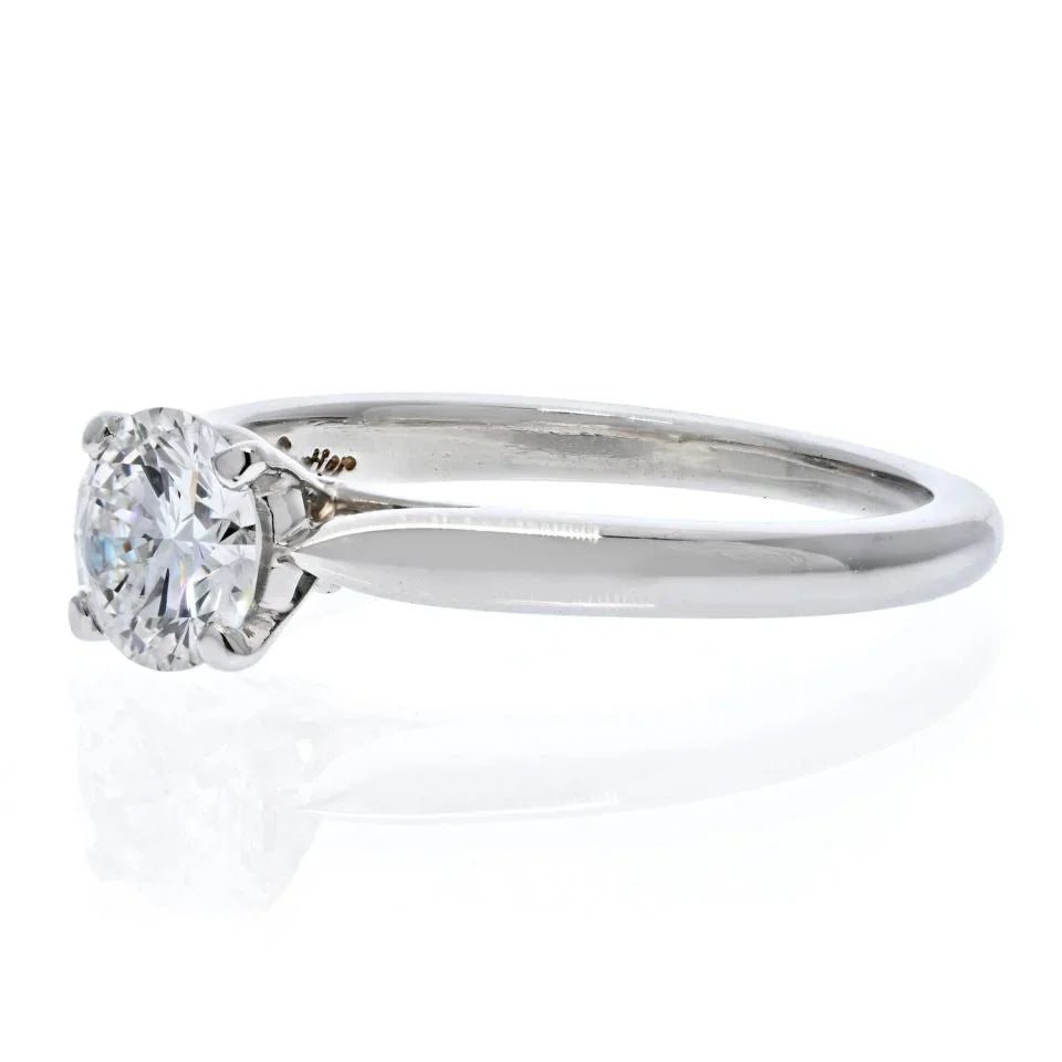 Carthttier 0.65 carat Round Diamond G/VS2 GIA 0.65 Carat Round Cut G/VS2 Solitaire Ring