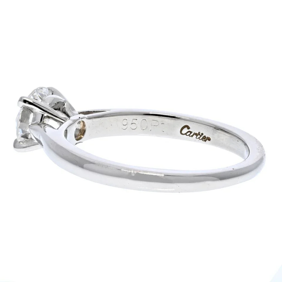 Carthttier 0.65 carat Round Diamond G/VS2 GIA 0.65 Carat Round Cut G/VS2 Solitaire Ring