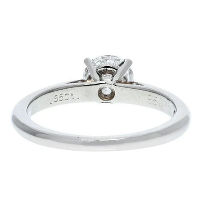 Carthttier 0.65 carat Round Diamond G/VS2 GIA 0.65 Carat Round Cut G/VS2 Solitaire Ring