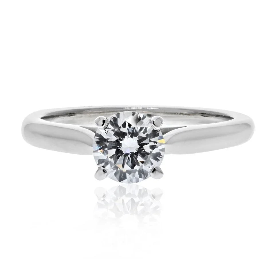 Carthttier 0.65 carat Round Diamond G/VS2 GIA 0.65 Carat Round Cut G/VS2 Solitaire Ring