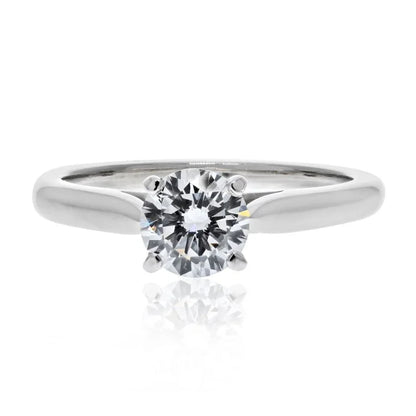 Carthttier 0.65 carat Round Diamond G/VS2 GIA 0.65 Carat Round Cut G/VS2 Solitaire Ring