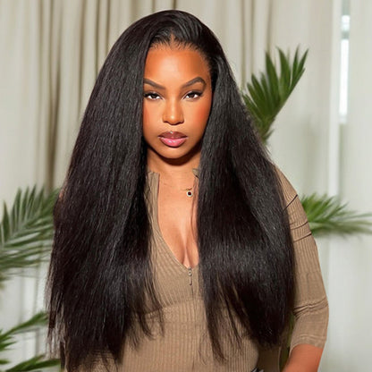 #1B Kinky Straight Tape in Hair Extensions Free Shipping Human Hair 20pcs 50g/pack Seamless Skin Weft Hair CVOHAIR