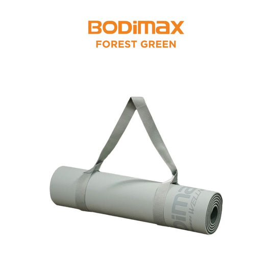 BODIMAX WELLNESS TPE YOGA MATT FOREST GREEN
