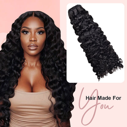 #1B Burmese Curly 10A Human Hair Bundles Virgin Hair 100% Unprocessed Weave Bundles Human Hair Double Weft CVOHAIR