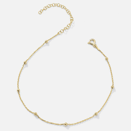 Delicate Gold Ball Chain Bracelet Wrist Jewelry